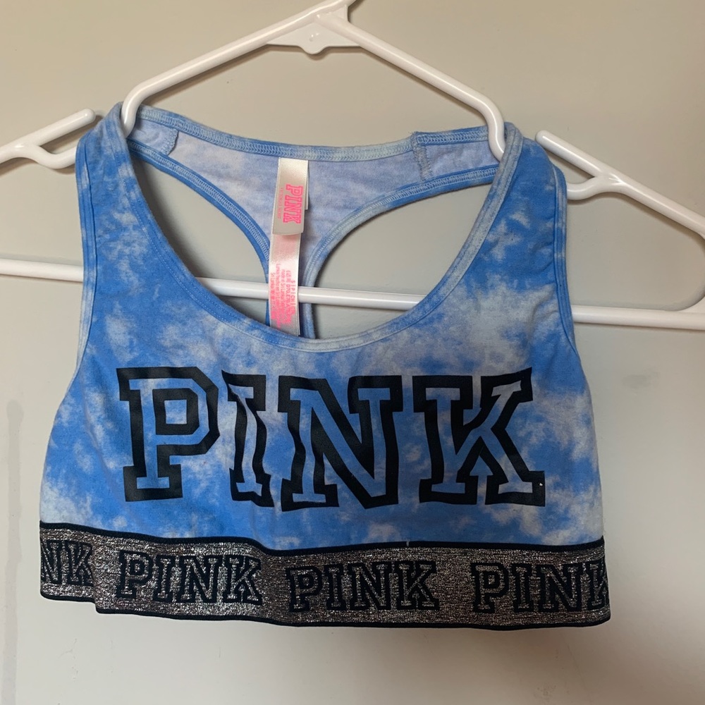 Pink brand bralette